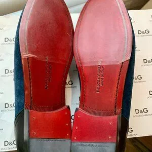 Dolce & Gabbana | Shoes | Dolce Gabbana Mens Blue Suede  display picture 1